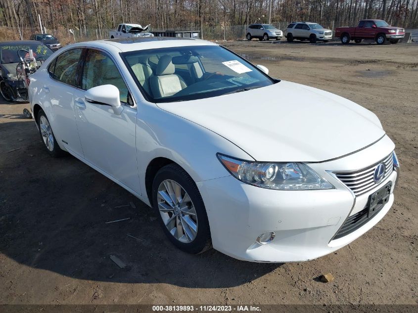 2013 LEXUS ES 300H HYBRID - JTHBW1GG9D2021163
