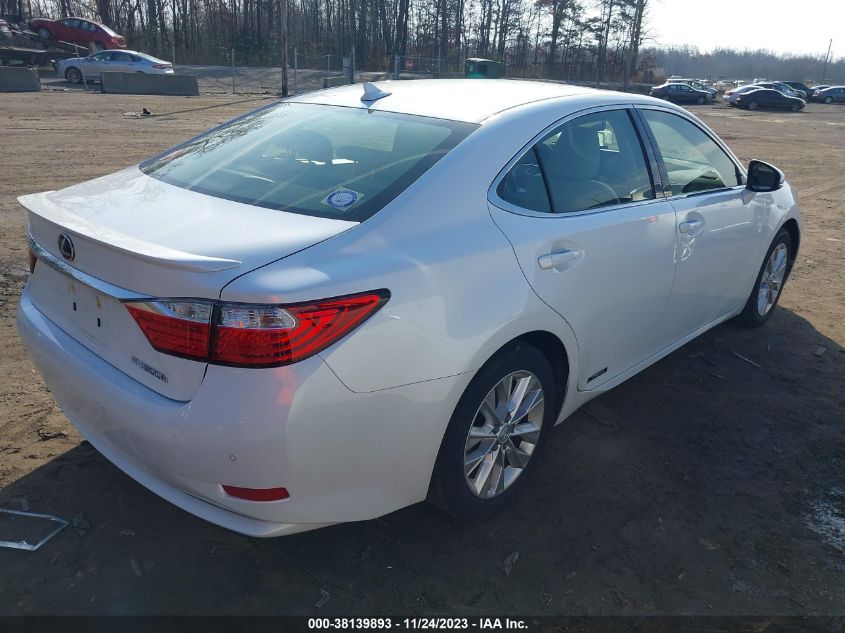 2013 LEXUS ES 300H HYBRID - JTHBW1GG9D2021163