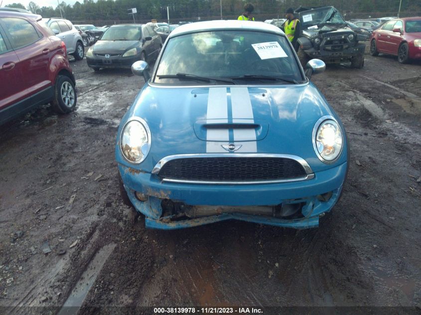 2013 MINI COUPE COOPER S - WMWSX3C58DT466967