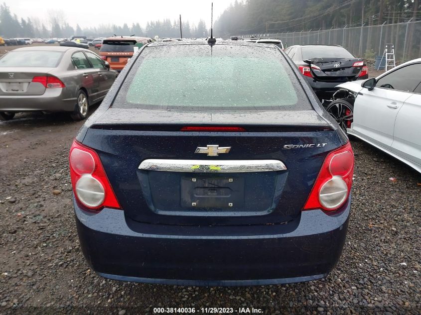 2015 CHEVROLET SONIC LT AUTO - 1G1JC5SGXF4159590
