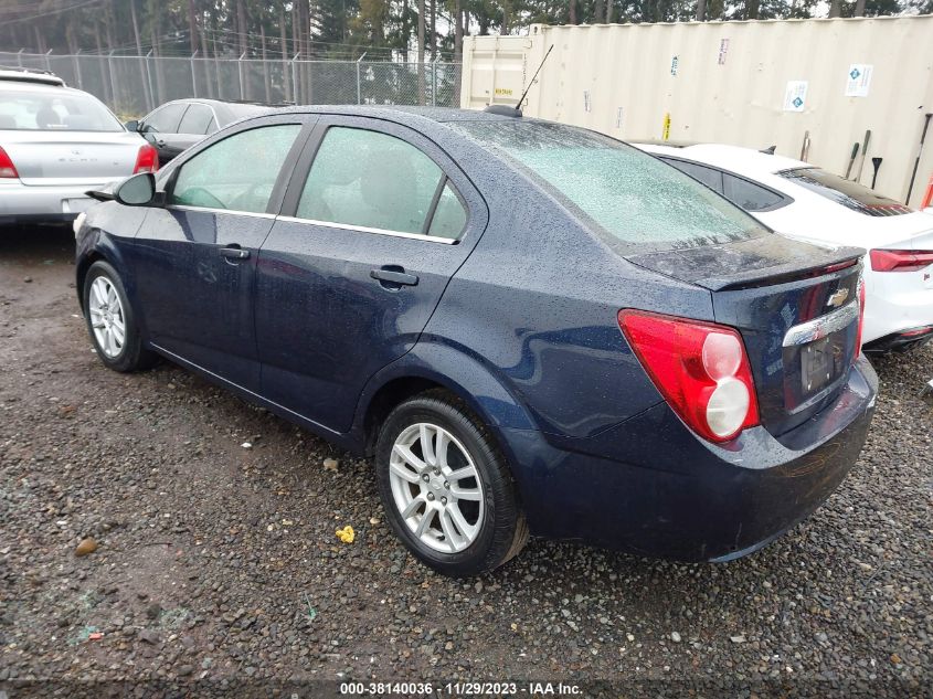 2015 CHEVROLET SONIC LT AUTO - 1G1JC5SGXF4159590