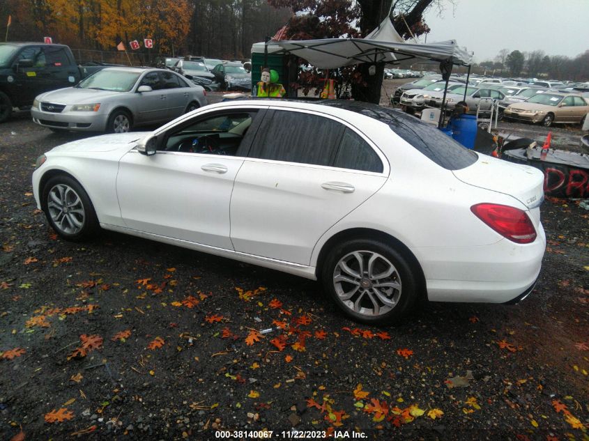 2015 MERCEDES-BENZ C 300 SPORT 4MATIC/LUXURY 4MATIC/4MATIC - 55SWF4KB0FU083663