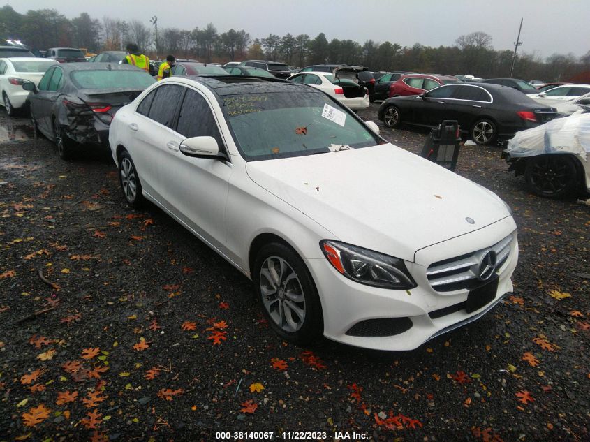 2015 MERCEDES-BENZ C 300 SPORT 4MATIC/LUXURY 4MATIC/4MATIC - 55SWF4KB0FU083663