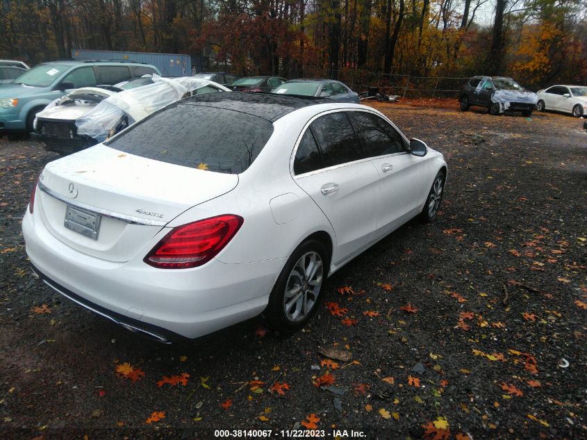 2015 MERCEDES-BENZ C 300 SPORT 4MATIC/LUXURY 4MATIC/4MATIC - 55SWF4KB0FU083663
