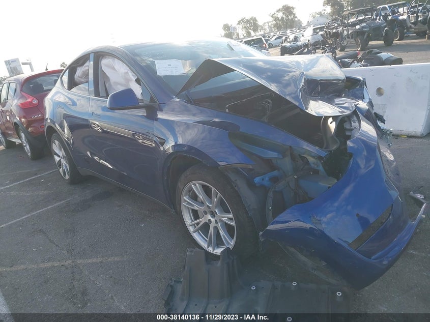 VIN 5YJYGDEE1LF057775 2020 TESLA MODEL Y