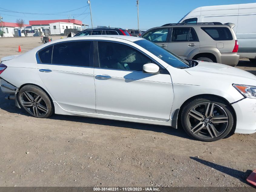 2017 HONDA ACCORD SPORT SE - 1HGCR2F13HA001312