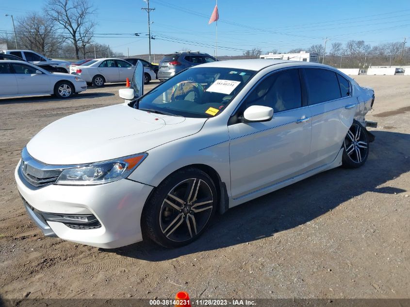 2017 HONDA ACCORD SPORT SE - 1HGCR2F13HA001312