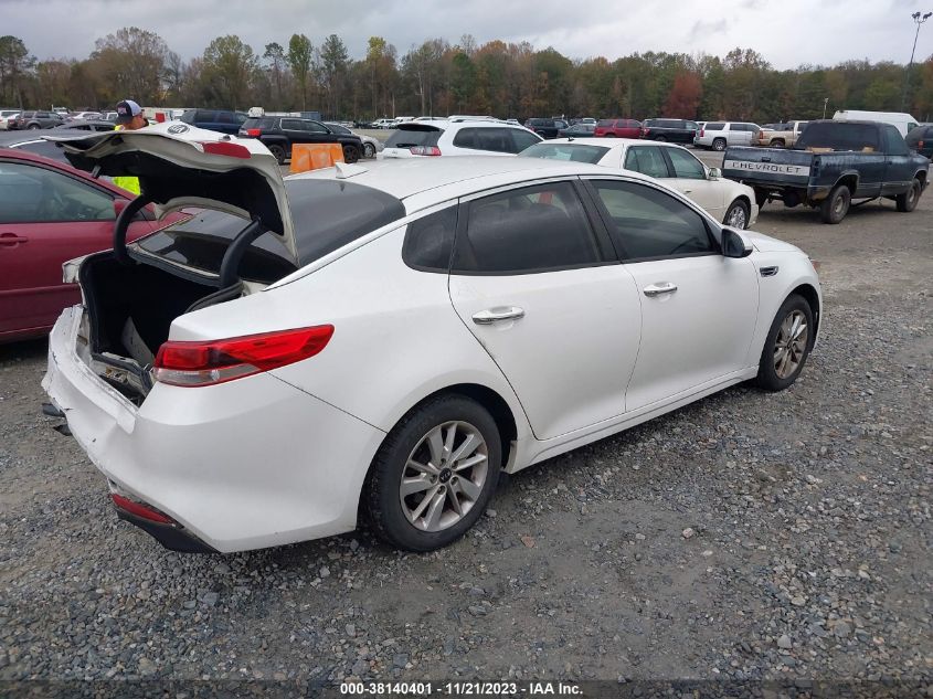 2016 KIA OPTIMA LX - KNAGT4L30G5086701