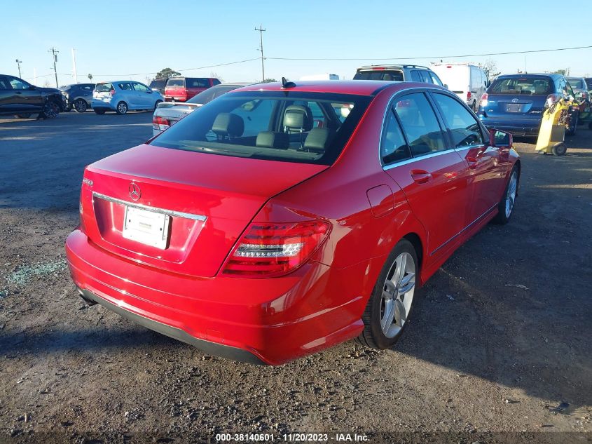 2014 MERCEDES-BENZ C 250 LUXURY/SPORT - WDDGF4HB7EA962619