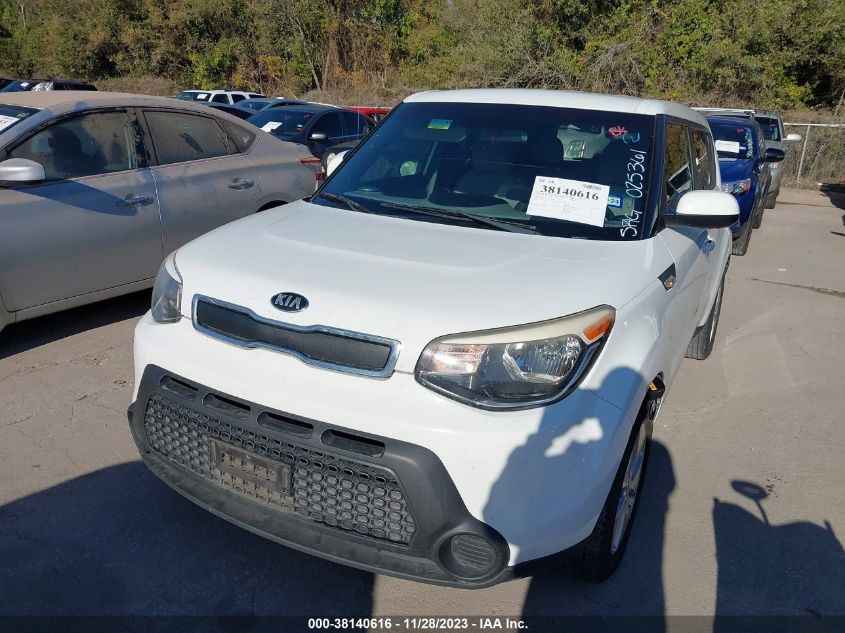 2014 KIA SOUL - KNDJN2A21E7025361