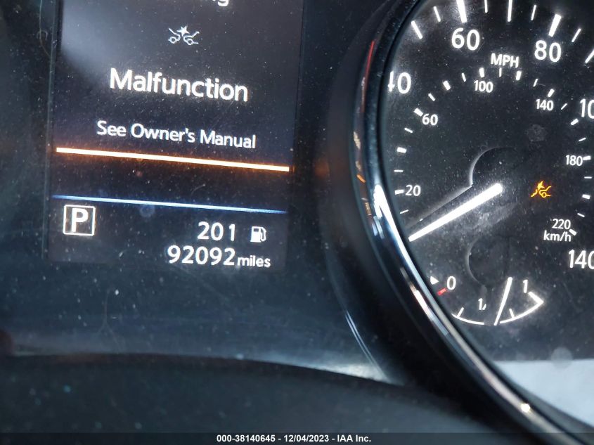 2019 NISSAN ROGUE S/SL/SV - 5N1AT2MVXKC754310