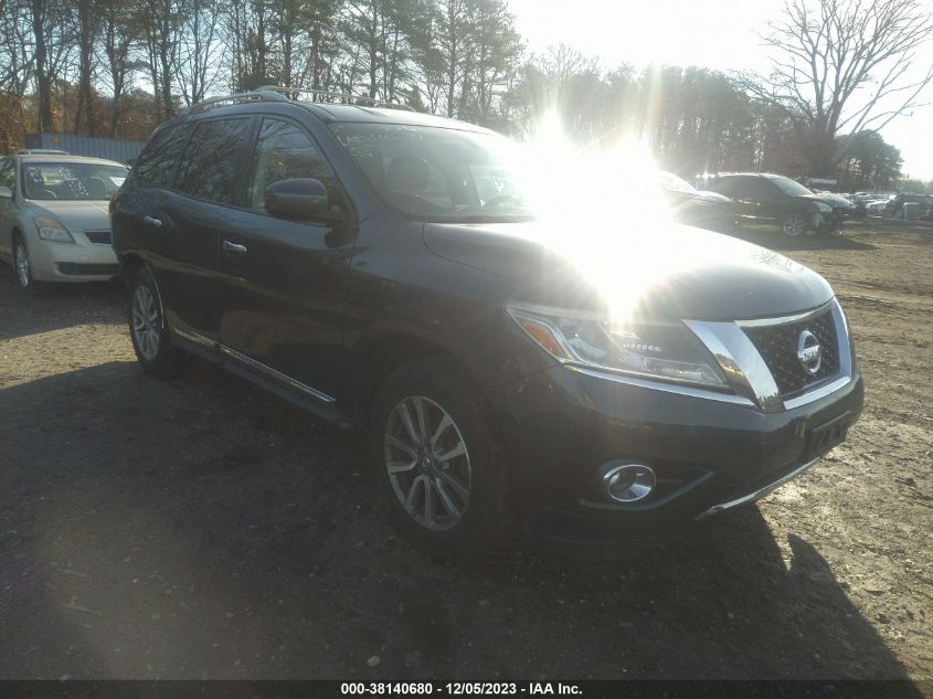 2013 NISSAN PATHFINDER SL - 5N1AR2MM9DC627430
