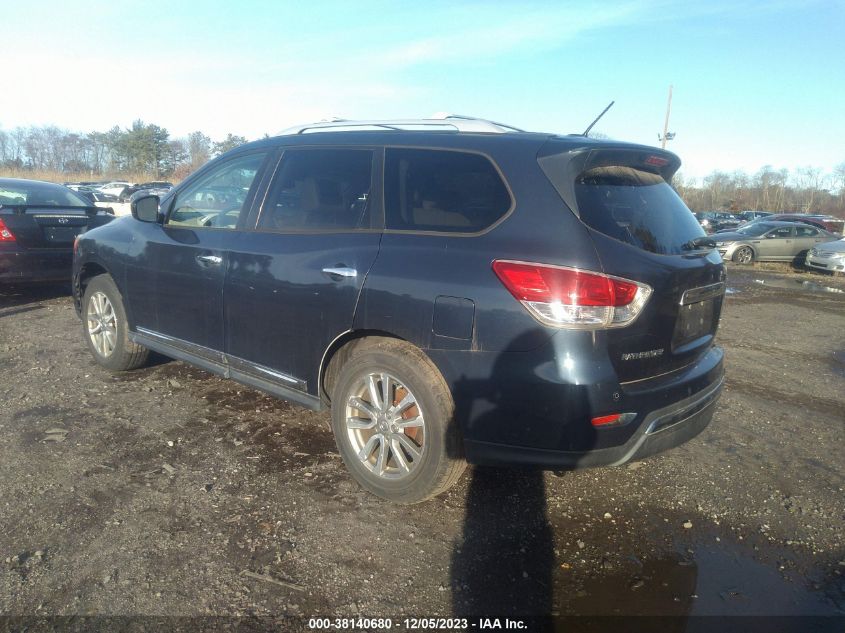 2013 NISSAN PATHFINDER SL - 5N1AR2MM9DC627430