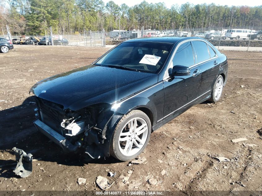 2014 MERCEDES-BENZ C 250 SPORT/LUXURY - WDDGF4HB8EG213597