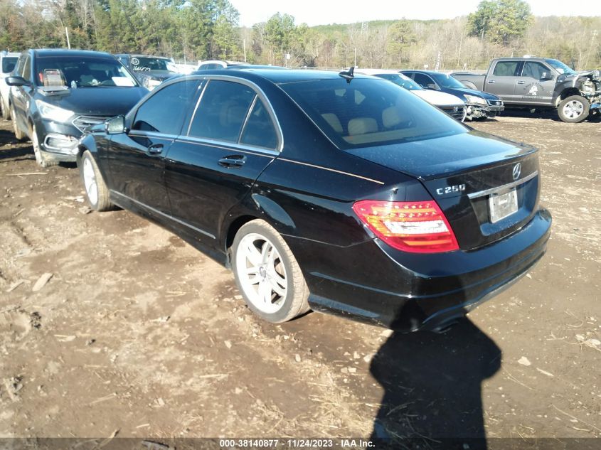 2014 MERCEDES-BENZ C 250 SPORT/LUXURY - WDDGF4HB8EG213597