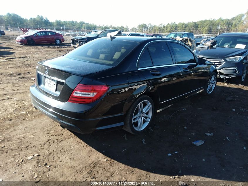 2014 MERCEDES-BENZ C 250 SPORT/LUXURY - WDDGF4HB8EG213597