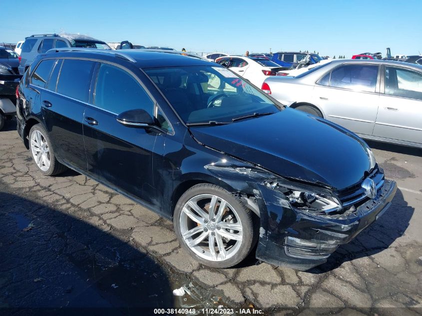 2015 VOLKSWAGEN GOLF SPORTWAGEN TSI SEL 4-DOOR - 3VWC17AU2FM516626