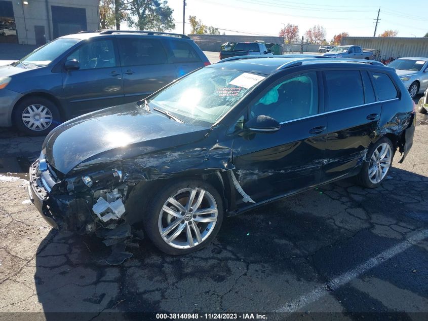 2015 VOLKSWAGEN GOLF SPORTWAGEN TSI SEL 4-DOOR - 3VWC17AU2FM516626