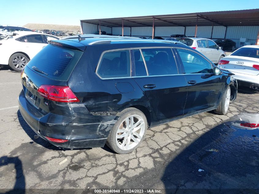 2015 VOLKSWAGEN GOLF SPORTWAGEN TSI SEL 4-DOOR - 3VWC17AU2FM516626