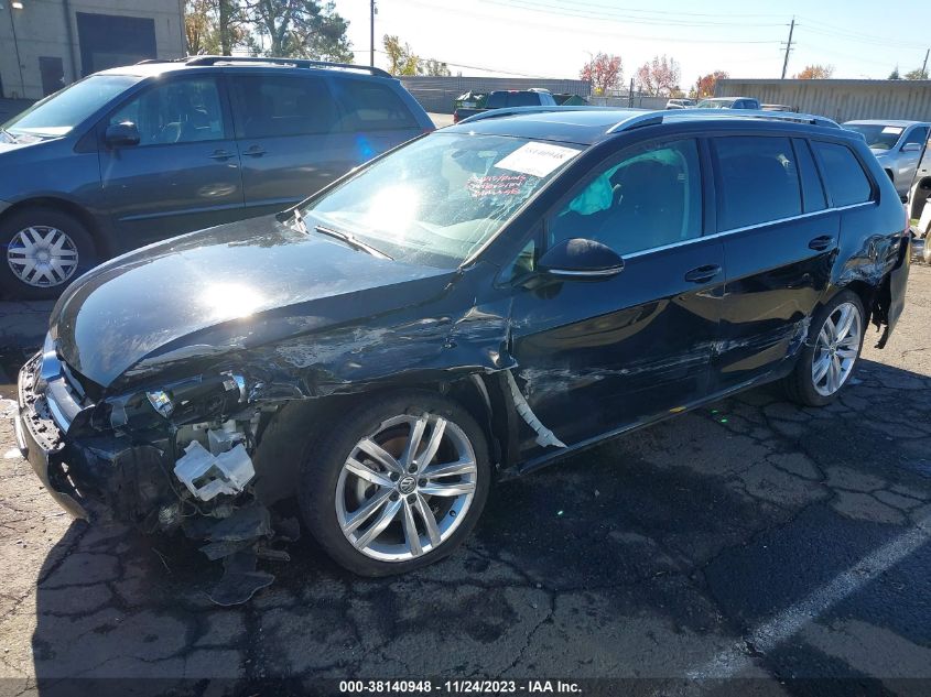 2015 VOLKSWAGEN GOLF SPORTWAGEN TSI SEL 4-DOOR - 3VWC17AU2FM516626