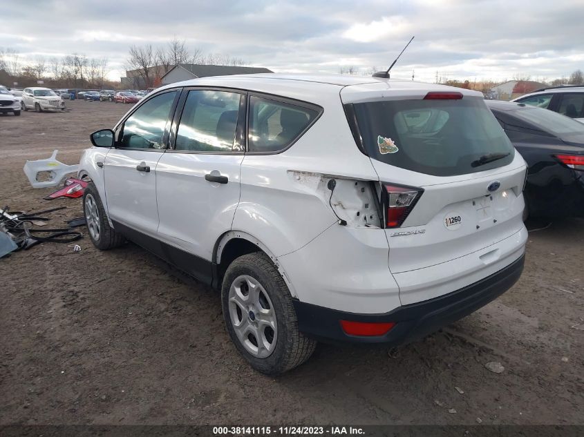 VIN 1FMCU0F70HUC21782 2017 FORD ESCAPE S