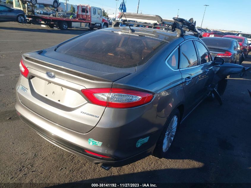 2014 FORD FUSION ENERGI TITANIUM - 3FA6P0SU7ER383065