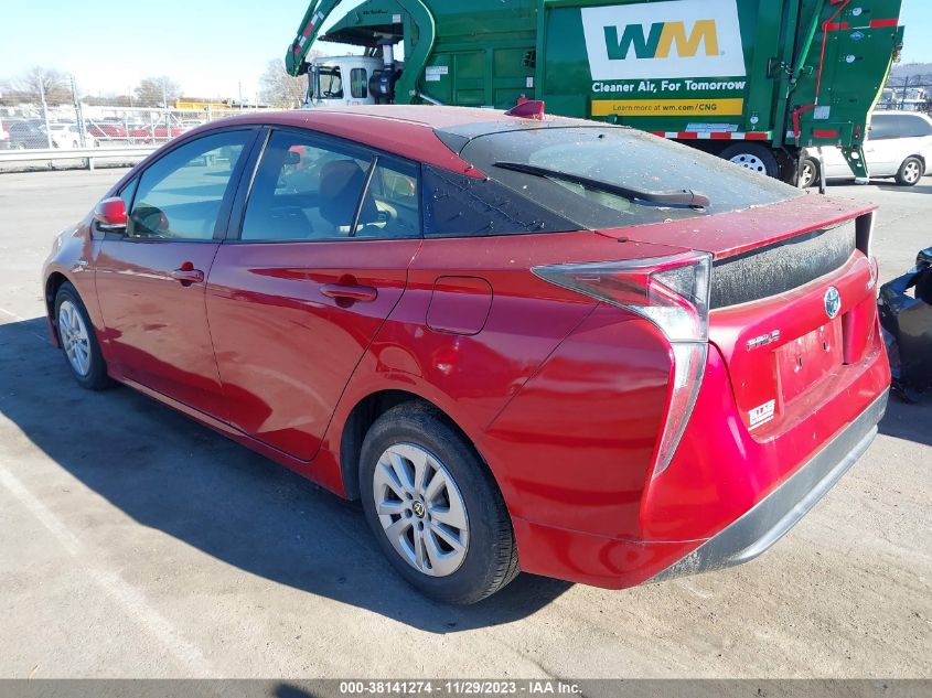 2016 TOYOTA PRIUS - JTDKBRFU2G3510263