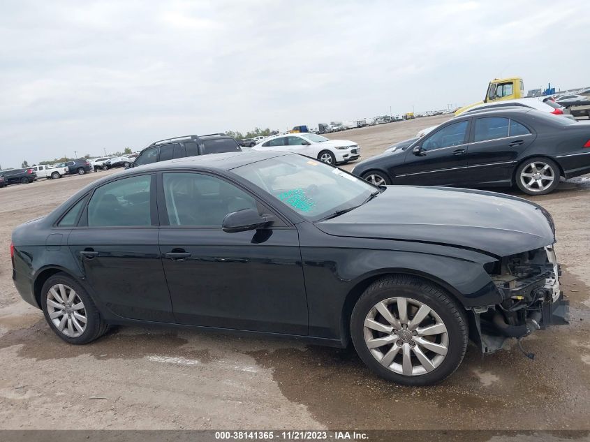 2014 AUDI A4 2.0T PREMIUM - WAUBFAFL2EN003519