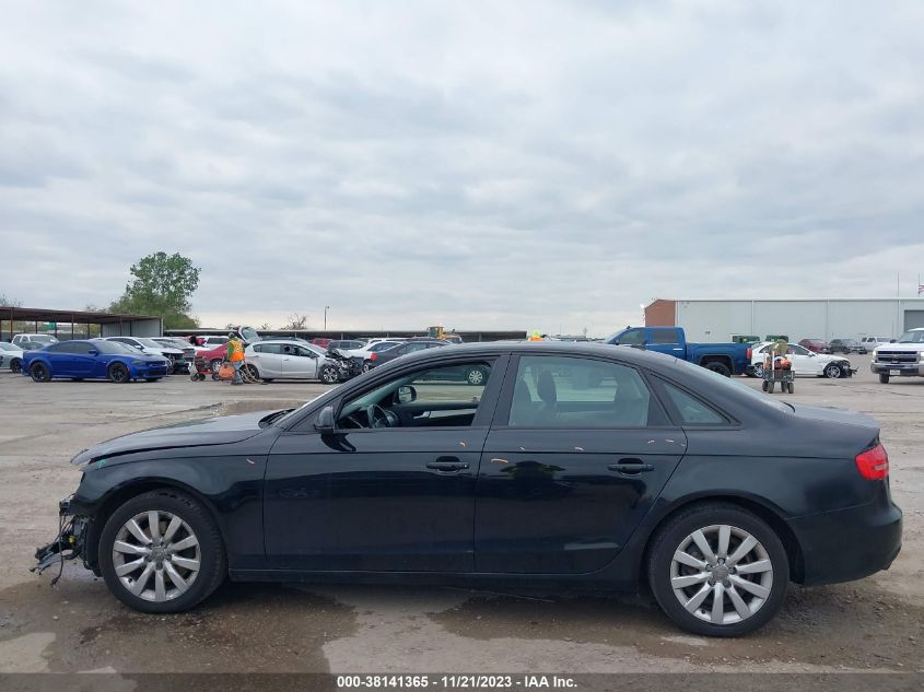 2014 AUDI A4 2.0T PREMIUM - WAUBFAFL2EN003519
