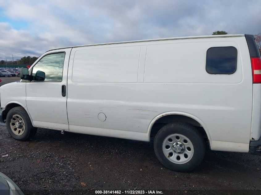 2013 CHEVROLET EXPRESS 1500 WORK VAN - 1GCSGAFX3D1133298