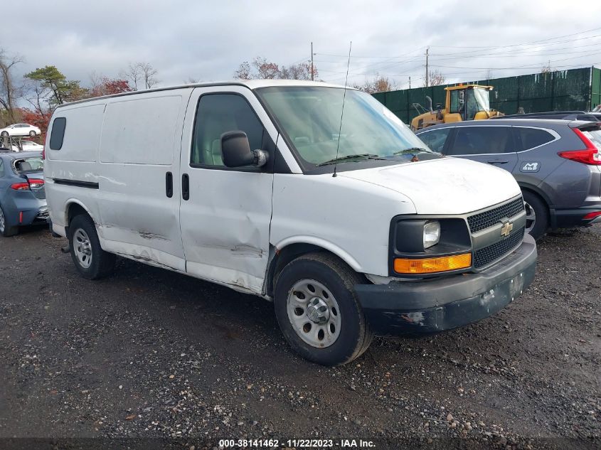 2013 CHEVROLET EXPRESS 1500 WORK VAN - 1GCSGAFX3D1133298
