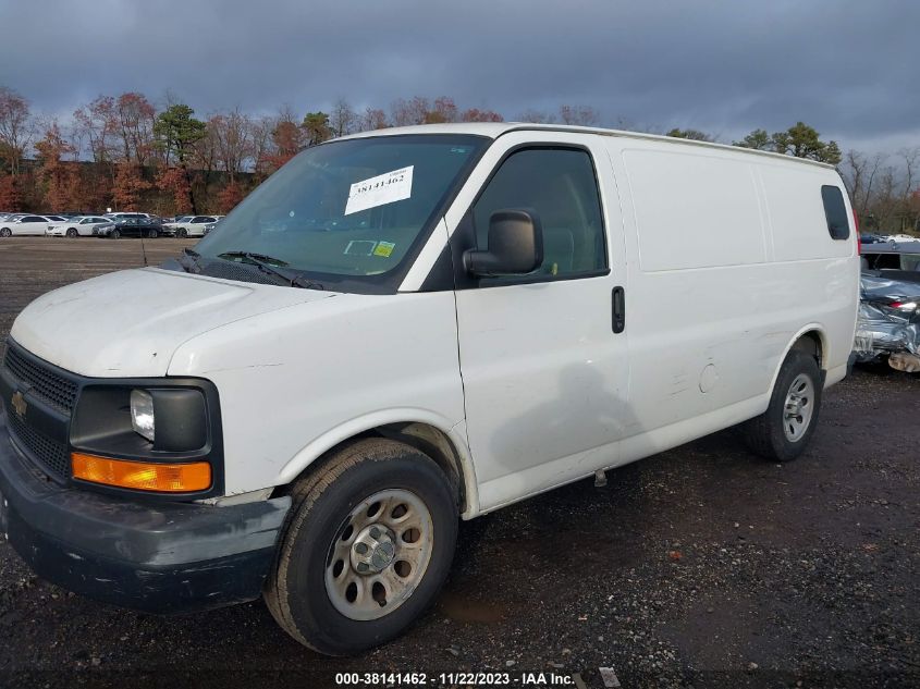 2013 CHEVROLET EXPRESS 1500 WORK VAN - 1GCSGAFX3D1133298