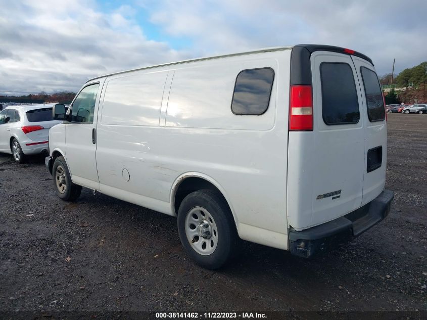 2013 CHEVROLET EXPRESS 1500 WORK VAN - 1GCSGAFX3D1133298