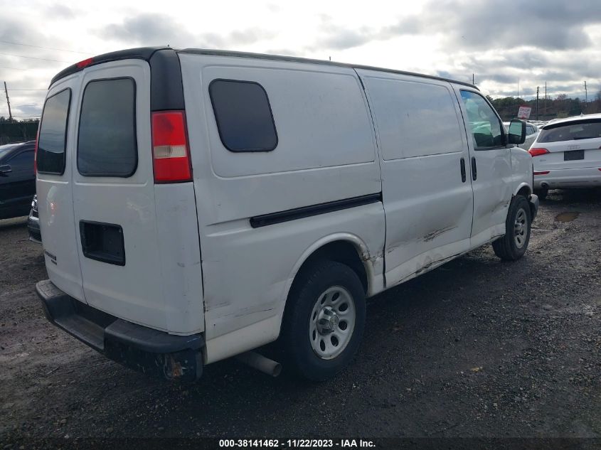 2013 CHEVROLET EXPRESS 1500 WORK VAN - 1GCSGAFX3D1133298