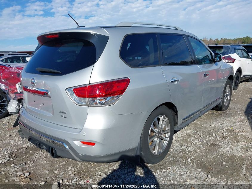 2013 NISSAN PATHFINDER SL - 5N1AR2MM0DC612671