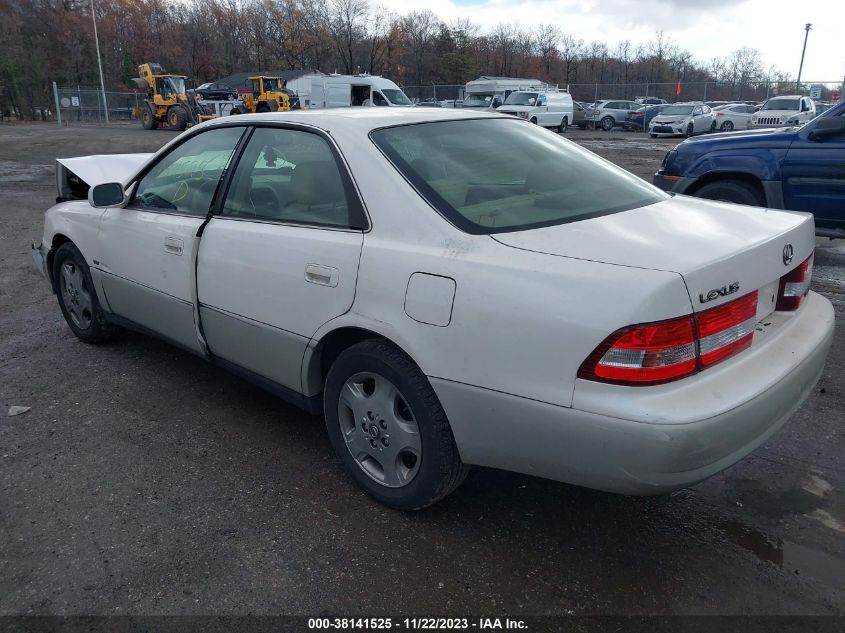 JT8BF28G010322979 | 2001 LEXUS ES 300