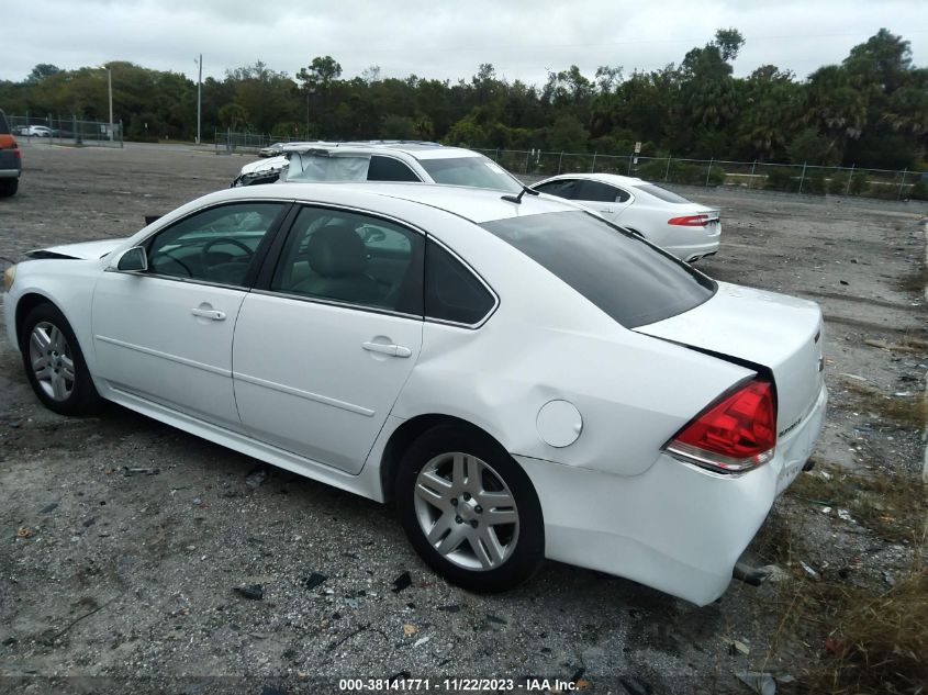 2013 CHEVROLET IMPALA LT - 2G1WG5E31D1212396