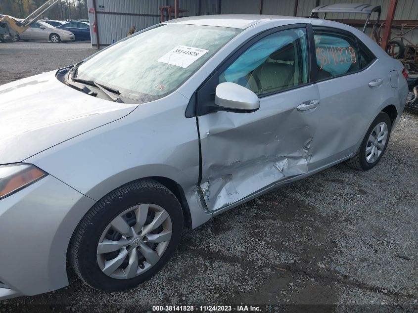 2016 TOYOTA COROLLA LE - 2T1BURHE7GC636769