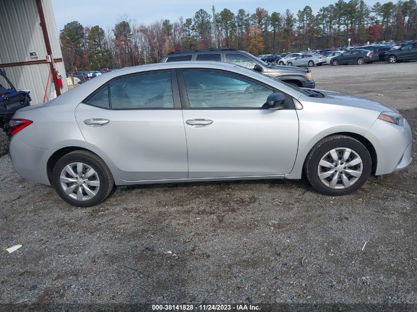 2016 TOYOTA COROLLA LE - 2T1BURHE7GC636769
