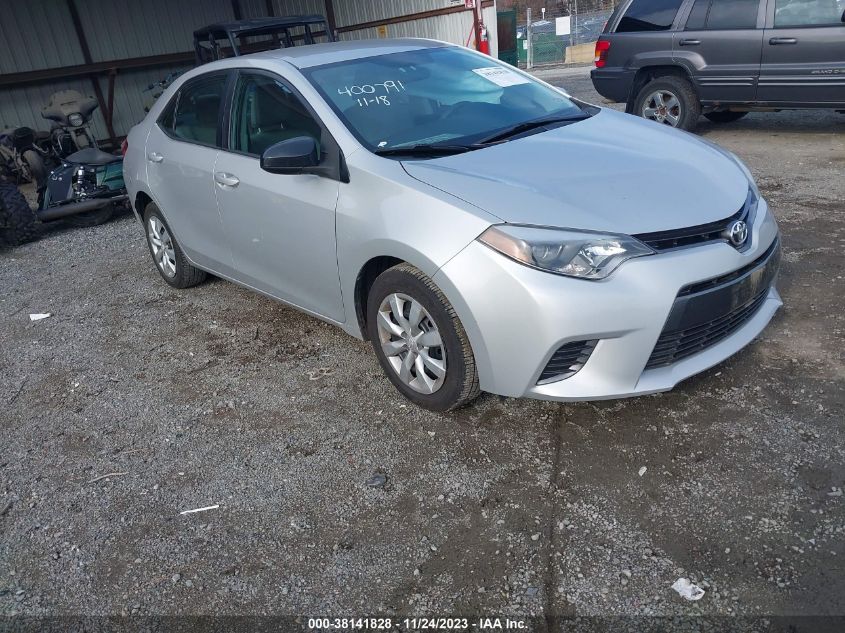 2016 TOYOTA COROLLA LE - 2T1BURHE7GC636769