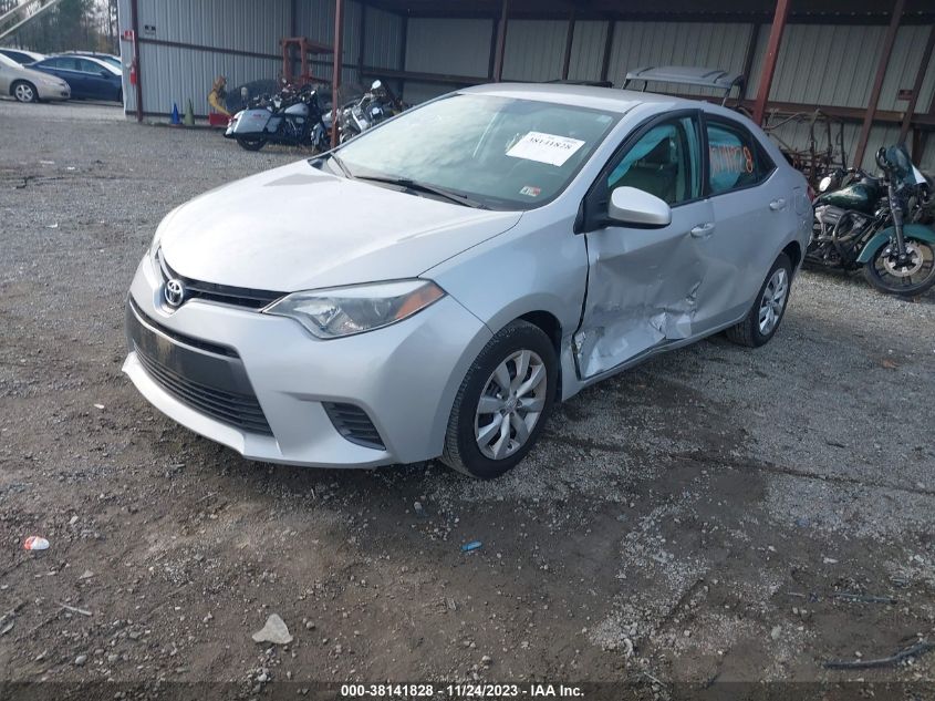 2016 TOYOTA COROLLA LE - 2T1BURHE7GC636769