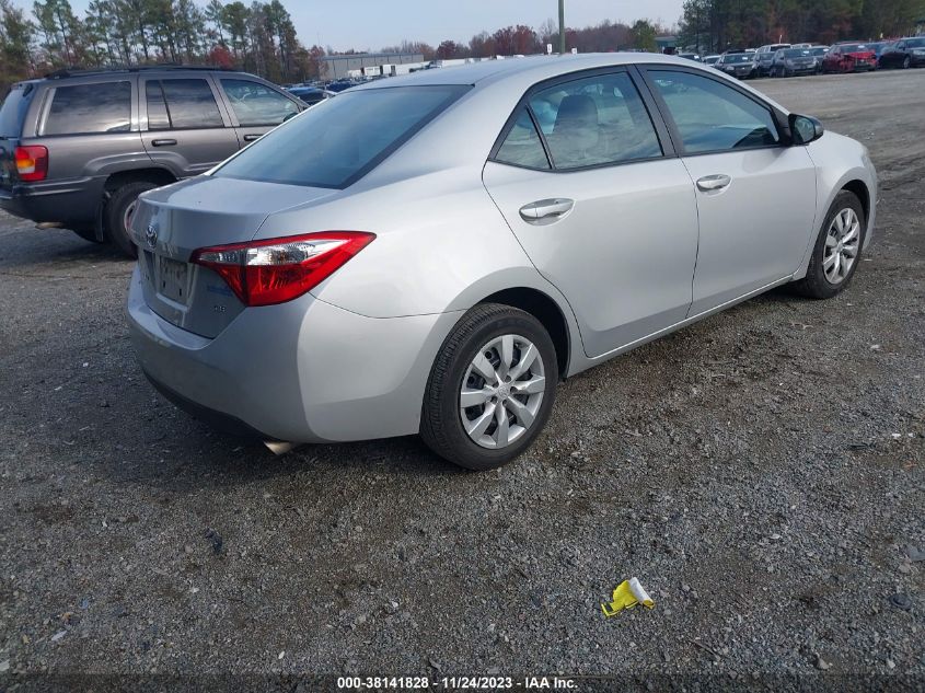 2016 TOYOTA COROLLA LE - 2T1BURHE7GC636769