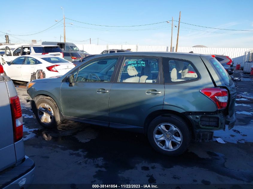 2014 SUBARU FORESTER 2.5I - JF2SJAAC9EH527162