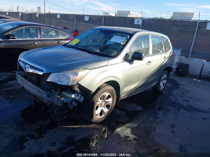 2014 SUBARU FORESTER 2.5I - JF2SJAAC9EH527162