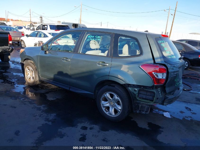 2014 SUBARU FORESTER 2.5I - JF2SJAAC9EH527162