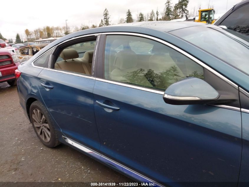 2017 HYUNDAI SONATA SPORT - 5NPE34AF8HH439906