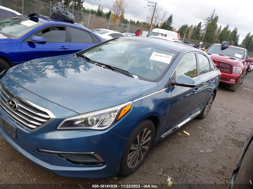 2017 HYUNDAI SONATA SPORT - 5NPE34AF8HH439906