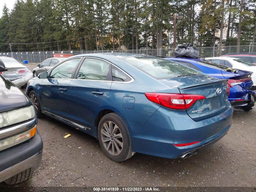 2017 HYUNDAI SONATA SPORT - 5NPE34AF8HH439906