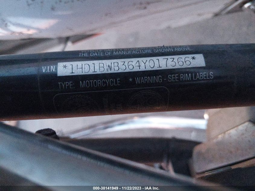 2004 HARLEY-DAVIDSON FLSTCI 1HD1BWB364Y017366