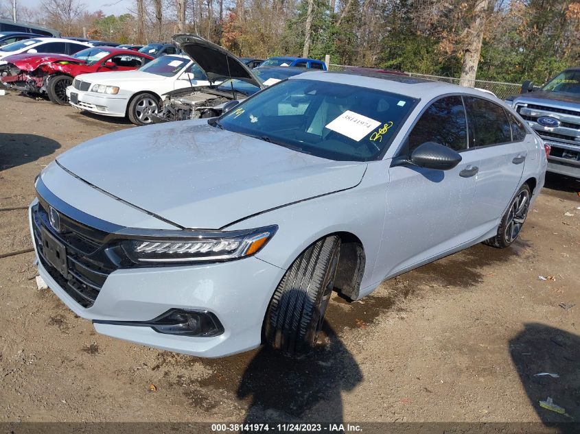 2021 HONDA ACCORD SPORT 2.0T - 1HGCV2F30MA025381